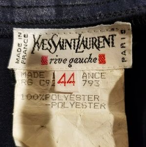 Vintage Yves Saint Laurent Rive Gauche navy skirt